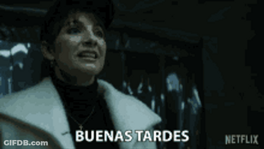 Money Heist Alicia Sierra Deep Sigh Buenas Tardes GIF