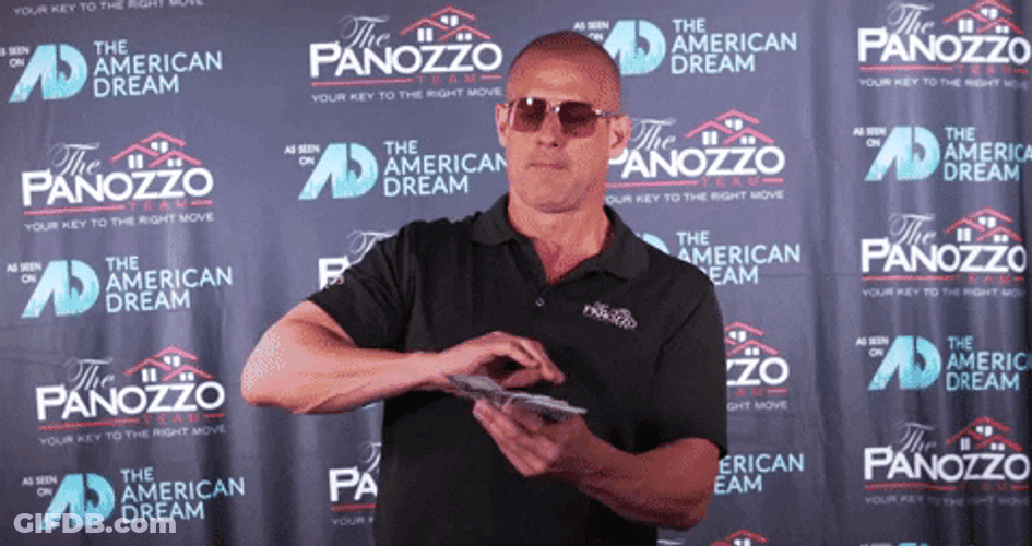 Money Rain Cool Shades Guy GIF