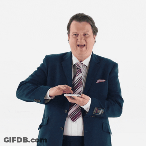 Money Rain Happy Office Guy GIF