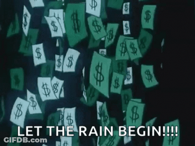 Money Rain Let It Begin GIF