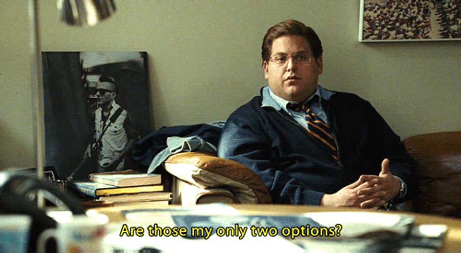 Moneyball Jonah Only Two Options GIF