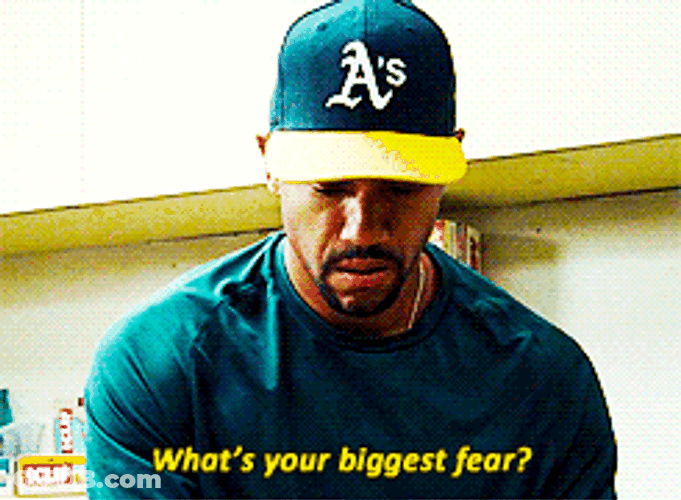 Moneyball Whats Your Biggest Fear GIF