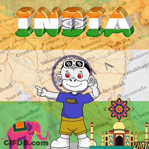 Monkey Animation India Dance GIF