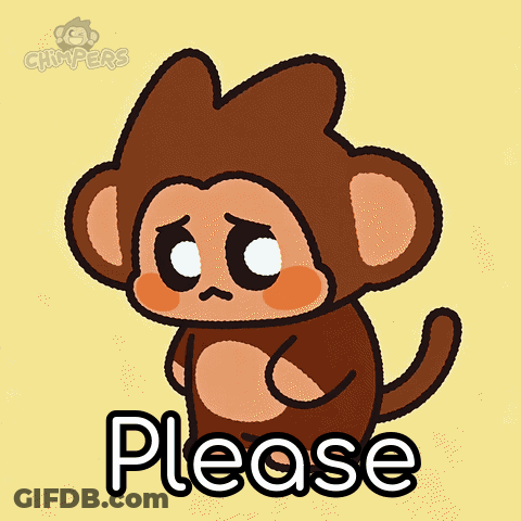 Monkey Asking Please GIF
