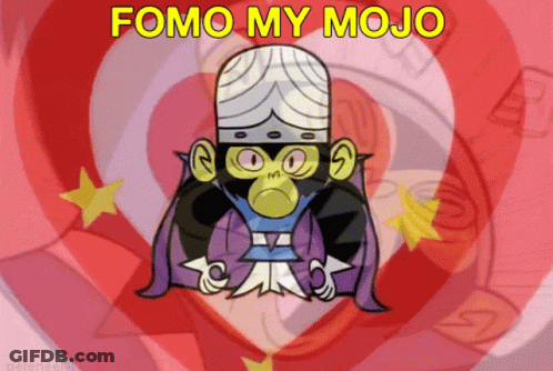 Monkey Cartoon Fomo My Mojo GIF