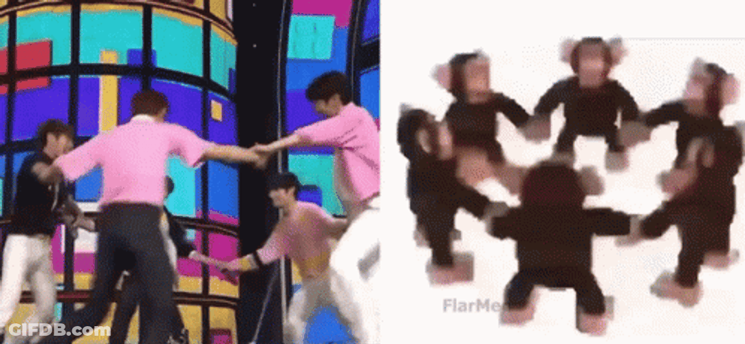 Monkey Circle Bobatyun GIF