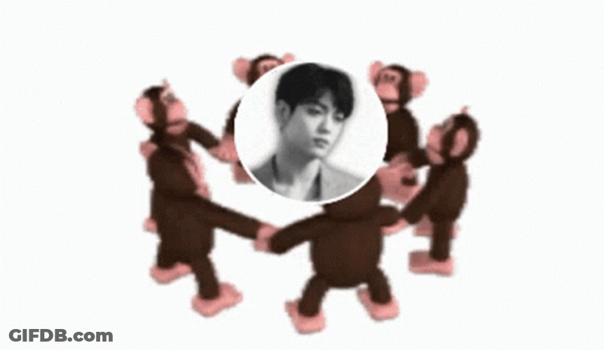 Monkey Circle Soobin GIF