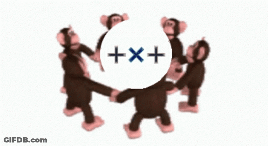 Monkey Circle Txt GIF
