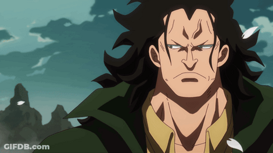 Monkey D Dragon Closing His Eyes GIF