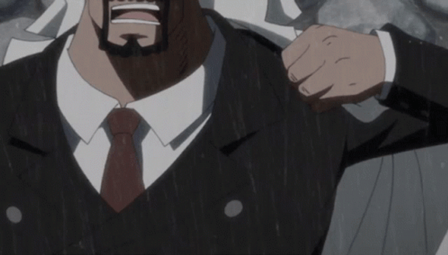 Monkey D. Garp And Sengoku GIF