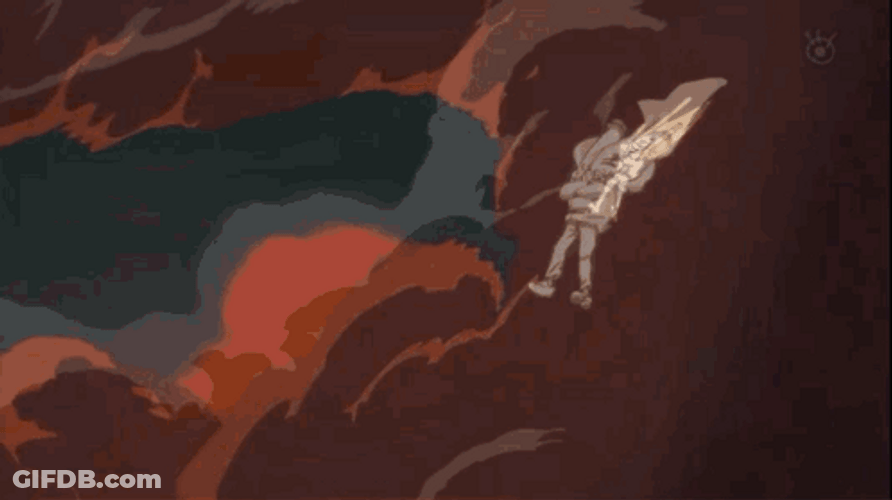 Monkey D Garp Flying Technique GIF