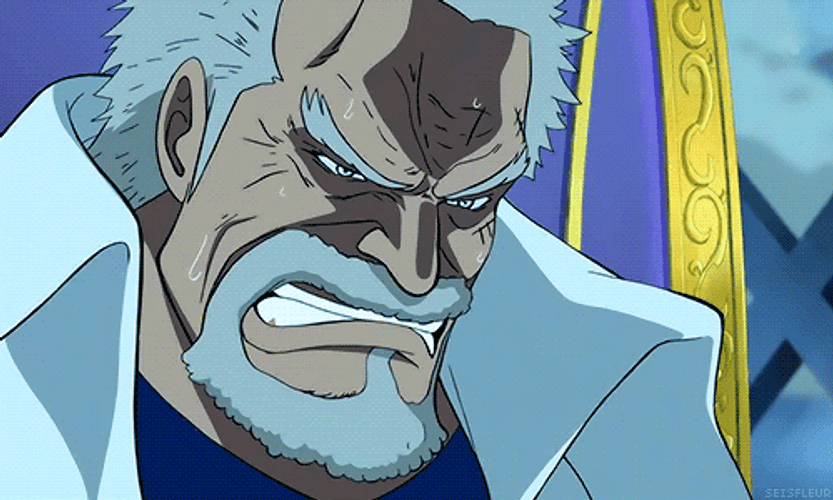 Monkey D. Garp In Pain GIF