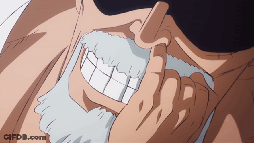 Monkey D Garp Silly Moment GIF