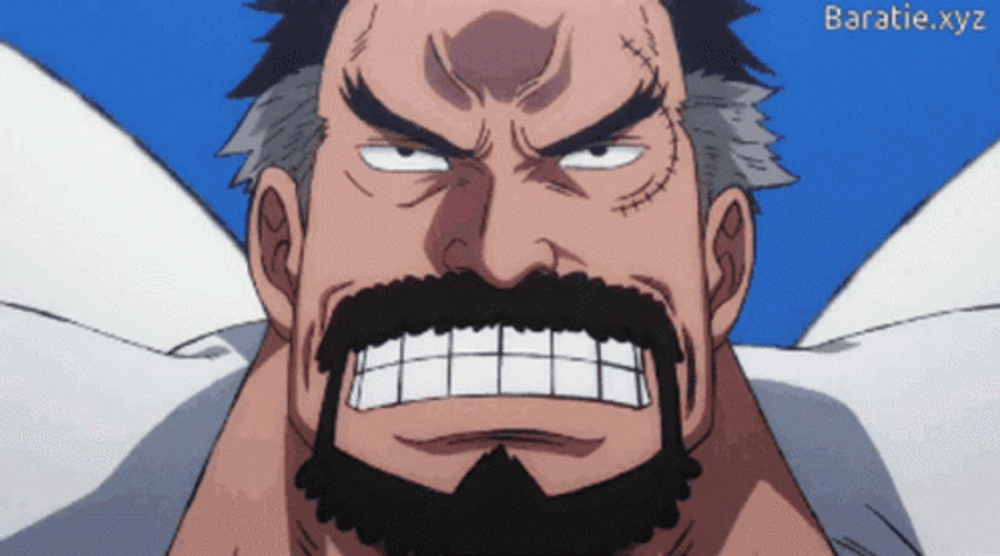 Monkey D. Garp Standing GIF