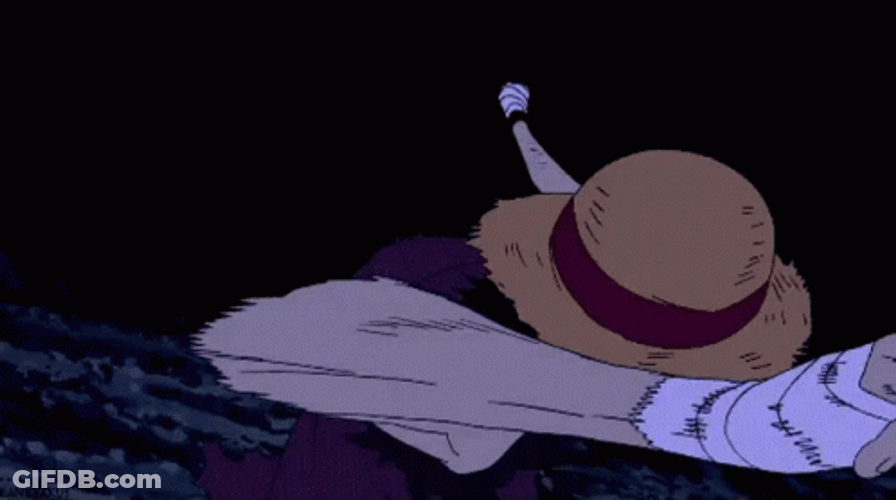 Monkey D Luffy Anime Punch One Piece GIF