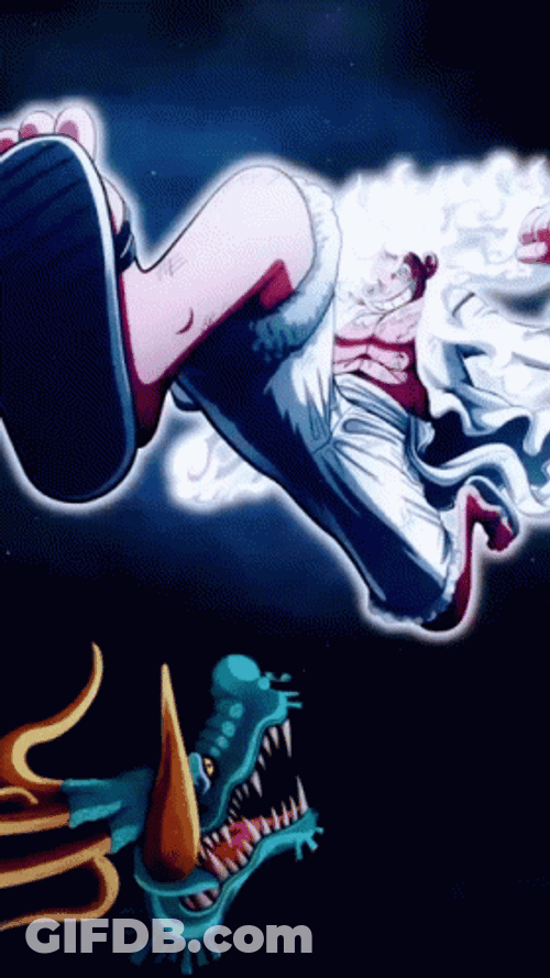 Monkey D Luffy Freeing Gear 5 GIF