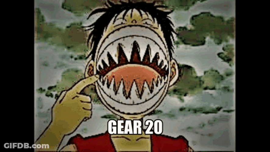 Monkey D. Luffy Gear 20 GIF