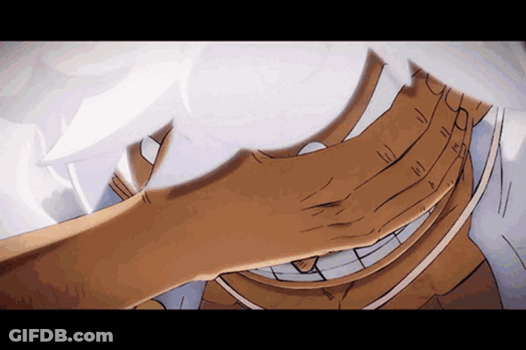 Monkey D. Luffy Gear 5 Form GIF