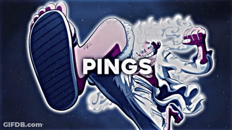 Monkey D Luffy Gear 5 Ping GIF