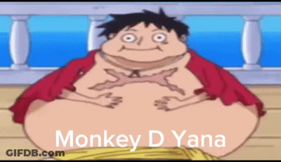 Monkey D Luffy Sitting On Deck GIF