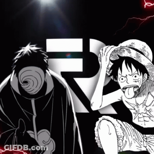 Monkey D Luffy Sticking His Tongue Out In Front Of A R GIF
