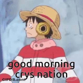 Monkey D Luffy Wearing Headphones GIF