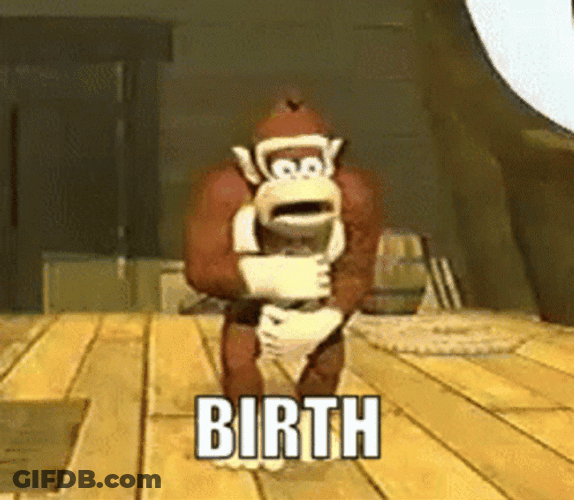 Monkey Dancing Birth GIF