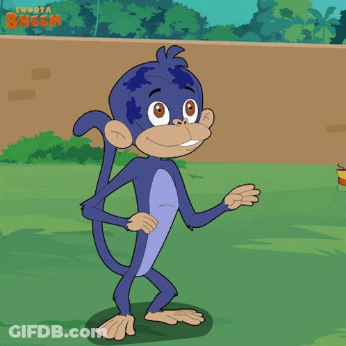 Monkey Dancing Holi Hai GIF