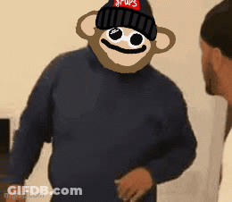 Monkey Face Man With Beanie Saying Drugs GIF
