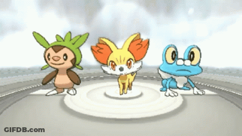 Monkey, Fox And Frog Standing Together GIF