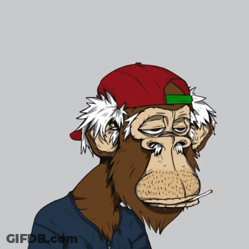 Monkey In Blue Hat Saying Grandpa Ape Country Club GIF
