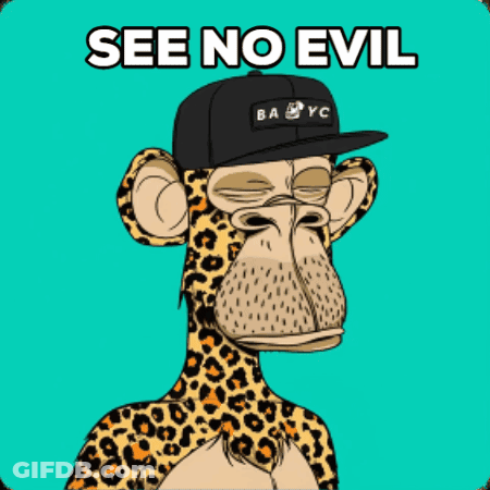 Monkey In Leopard Shirt And Hat Covering Eyes GIF