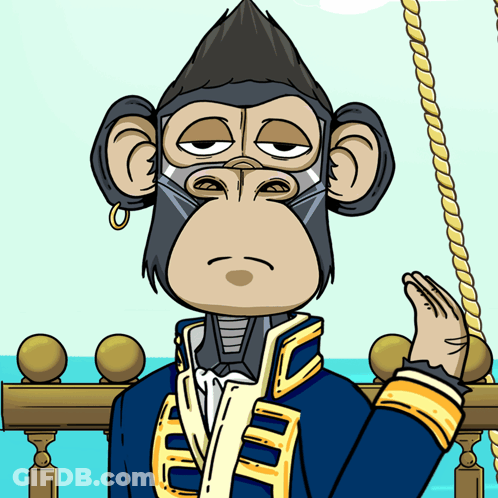 Monkey In Military Uniform And Mask GIF