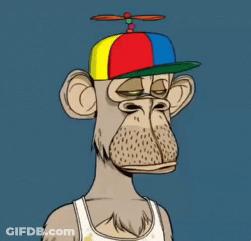 Monkey In Military Uniform Holding Pizza GIF