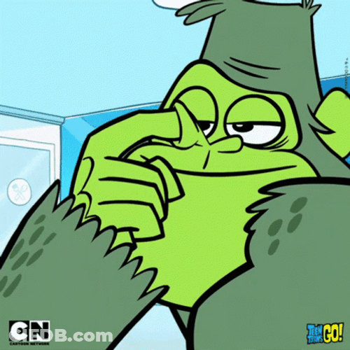 Monkey Picking Nose Funny Cartoon GIF