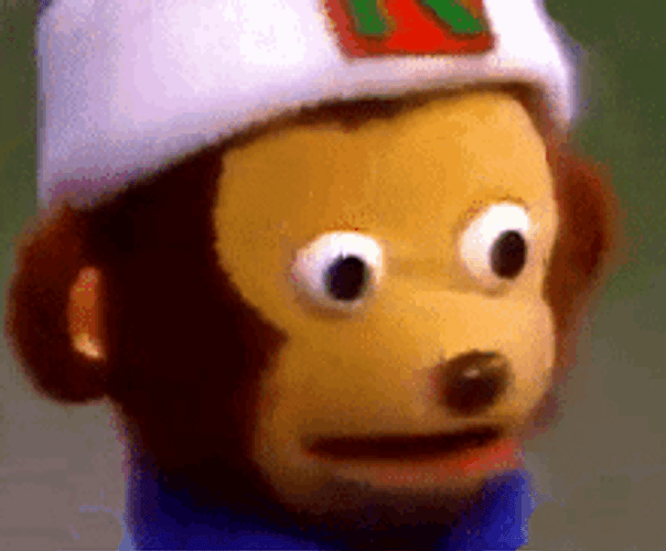 Monkey Puppet Close Up Really GIF