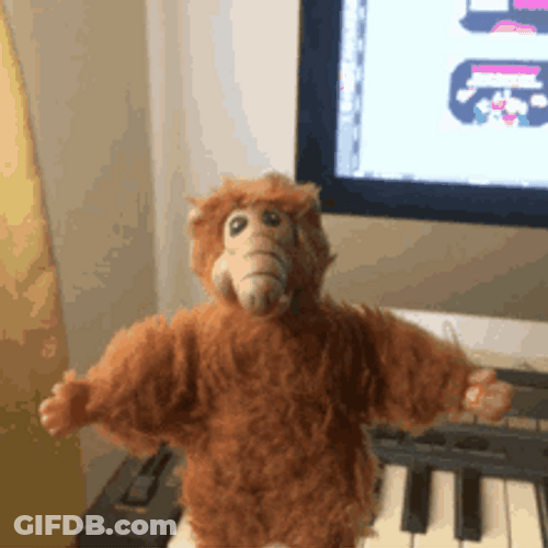 Monkey Puppet Dancing Shaking GIF
