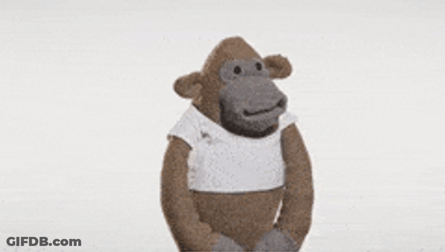 Monkey Puppet I'm A Super Hero GIF