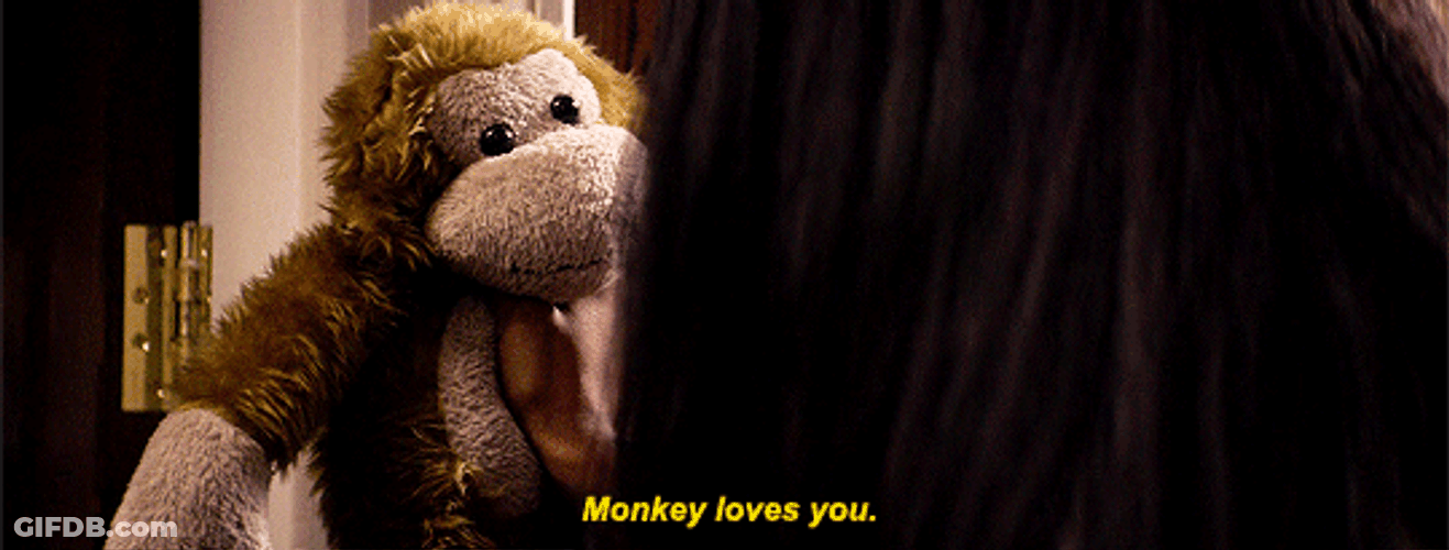 Monkey Puppet Loves You Need Hug GIF