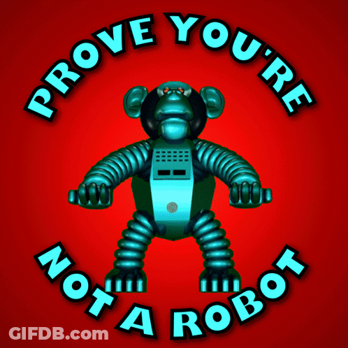 Monkey Robot Proving Not A Robot GIF