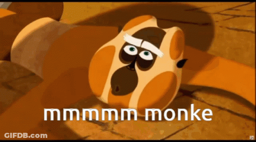 Monkey Saying Mmmm Monke GIF
