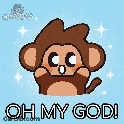 Monkey Saying Oh My God GIF