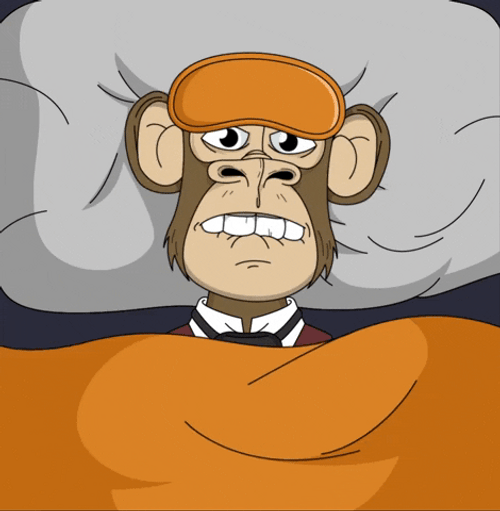Monkey Sleep And Beautiful Good Night GIF