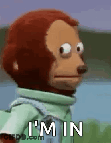 Monkey Standing By Water With Im In GIF