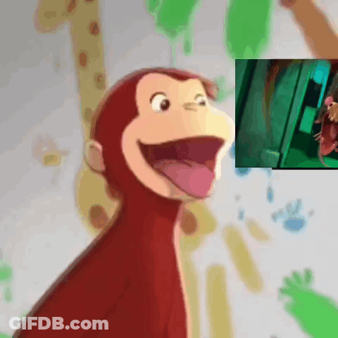 Monkey Sticking Tongue Out With Monkey Picture GIF