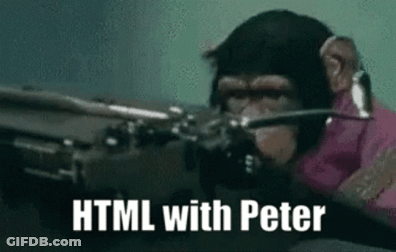 Monkey Typing Use HTML GIF