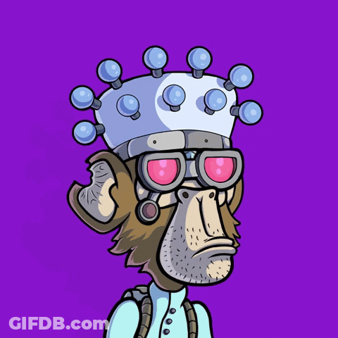 Monkey Wearing Glasses And Crown Ugh GIF
