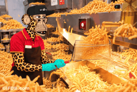 Monkey Wearing Hat Saying Ba & Tl GIF