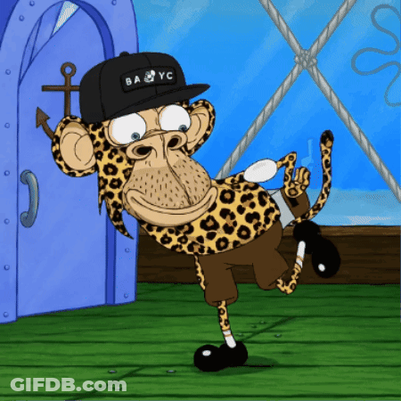 Monkey Wearing Hat With Ba Yc GIF