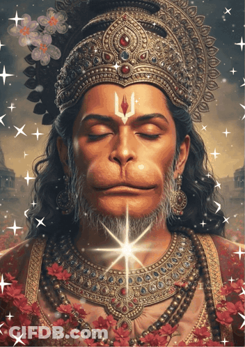 Monkey With Crown GIF